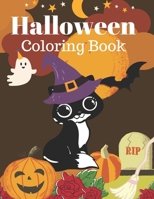 Halloween Coloring Book: A Fun Coloring Book for Kids 1698442629 Book Cover