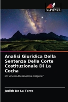 Analisi Giuridica Della Sentenza Della Corte Costituzionale Di La Cocha 6204039571 Book Cover