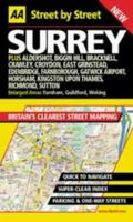 AA Street by Street Surrey Midi 0749528370 Book Cover