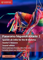 Panorama hispanohablante 2 Teacher's Resource with Cambridge Elevate: Spanish ab initio for the IB Diploma (Spanish Edition) 1108766919 Book Cover