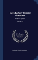 Introductory Hebrew Grammar: Hebrew Syntax; Volume 74 1022289160 Book Cover