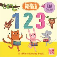 123: A little counting board book with a fold-out surprise (Toddler's World) 1526380056 Book Cover