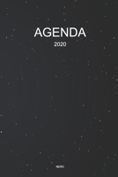 Agenda 2020 Nero: Annuale, Mensile, Settimanale e Giornaliera per 12 mesi A5 I Scadenzario e calendario tascabile per organizzare e scrivere appunti 2020 per il nuovo anno con abitudini Tracker I Moti 1689142081 Book Cover