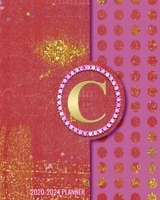 2020-2024 5 Year Monthly Planner: Initial Monogram Letter C 60 Months Calendar, 5 Year Agenda Schedule Organizer, Logbook and Personalized Journal 1707958092 Book Cover