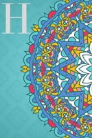 H: Monogram Mandala Journal 1696437989 Book Cover