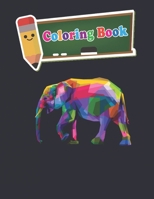 Coloring Book: 100 Animals for Stress Relieving Designs Animals,Flowers,Patterns And So Much More For Adults and kids - 8 x10 inches B089J59Z2R Book Cover