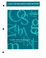 Cases and Readings in Strategic Cost Management for use with Cost Management: A Strategic Emphasis 0073662526 Book Cover