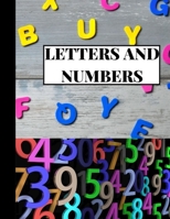 letters and numbers: English educational book for kids B08ZBZPXHT Book Cover