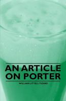 An Article on Porter 1446534723 Book Cover
