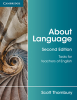 About Language: Tasks for Teachers of English (Cambridge Teacher Training & Development) 0521427207 Book Cover