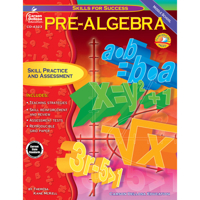 Pre-Algebra: Skill Practice and Assessment for Middle School 0887249523 Book Cover