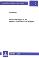Dienstleistungen in Der Realen Außenwirtschaftstheorie 363148206X Book Cover