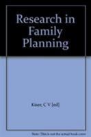 Research in Family Planning 0691093318 Book Cover