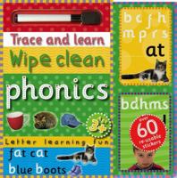 Wipe Clean Phonics [With Reusable Stickers and 26 Wipe Clean Flash Cards] 1846105838 Book Cover