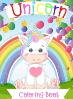 Unicorn coloring Book for Kids ages 4-8: A Very Cute Unicorn Coloring Book 1326045717 Book Cover