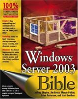 Windows Server 2003 Bible 0471754803 Book Cover