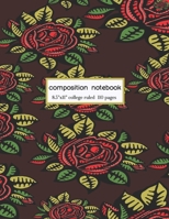 composition notebook: College Ruled 8.5"x11" 110 pages Beautiful Journal To Write In (Trendy Journal) 1690961430 Book Cover