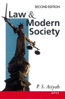 Law and Modern Society (O P U S) 0192892673 Book Cover