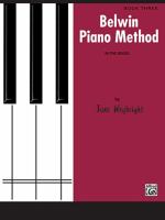 Belwin Piano Method, Bk 3 0769236685 Book Cover