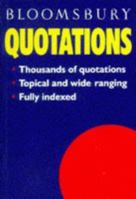Quotations (Bloomsbury Keys) 074751884X Book Cover