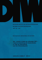 Bauwirtschaft Im Gebiet Der Ehemaligen DDR -: Mogliche Entwicklung Der Kostenstruktur Im Zuge Der Neuordnung Nach Der Wirtschaftsunion 3428071786 Book Cover