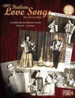 Italian Love Songs for Accordion with CD (English and Italian Edition) 1585602124 Book Cover