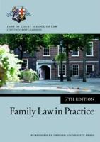 Family Law in Practice. the City Law School, City University, London 0199284903 Book Cover
