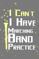 I Can't I Have Marching Band Practice: All Purpose 6x9 Blank Lined Notebook Journal Way Better Than A Card Trendy Unique Gift Golden Falls Marching Band 1701393905 Book Cover