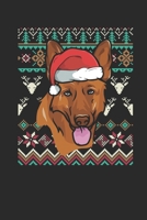 Ugly Christmas - German Shepherd: Blank Lined Notebook / Journal (6 X 9 -120 Pages) - Ugly Christmas Gift Idea 1710248351 Book Cover