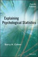 Explaining Psychological Statistics 0471345822 Book Cover