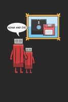 Adam And Eve: 6x9 Zoll ca. DIN A5 Nerd Notizheft kariert 120 Seiten kariertes Nerd Notizbuch f�r Notizen in Schule, Universit�t, Arbeit oder zuhause. Eine tolles Geschenk f�r Ihre Liebsten. 1678599816 Book Cover