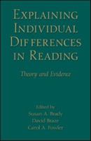 Explaining Individual Differences In Reading: Theory And Evidence (New Directions In Communication Disorders Research) 1848729367 Book Cover