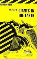 Giants in the Earth (Cliff Note's Edition) 0822005247 Book Cover
