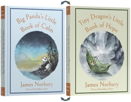 Big Panda's Little Book of Calm and Tiny Dragon's Little Book of Hope 0063578530 Book Cover