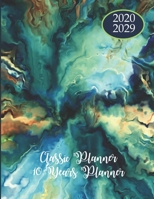 2020-2029 10 Ten Year Planner Monthly Calendar Classic Goals Agenda Schedule Organizer: 120 Months Calendar; Appointment Diary Journal With Address Book, Password Log, Notes, Julian Dates & Inspiratio 1692803069 Book Cover