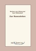 Zur Runenlehre: Zwei Abhandlungen. 0341602353 Book Cover