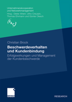 Beschwerdeverhalten Und Kundenbindung: Erfolgswirkungen Und Management Der Kundenbeschwerde 3834917362 Book Cover