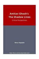 Amitav Ghosh's the Shadow Lines 8178510014 Book Cover
