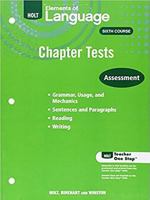 Chapter Test Tchr Wkbk Eolang 2009 G12 0030991544 Book Cover