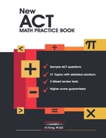 New ACT Math Practice Book 1091552444 Book Cover