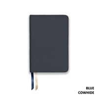 Legacy Standard Bible, Compact Edition, Paste-Down Blue Cowhide (LSB) 1636642713 Book Cover