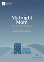 NLT Midnight Mom Devotional Bible (Hardcover, Red Letter, Filament Enabled): With Prayers and Encouragement for Every Moment of Motherhood 1496482808 Book Cover