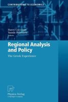 Regional Analysis and Policy: The Greek Experience 3790825700 Book Cover