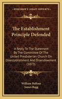 The Establishment Principle Defended 1021962791 Book Cover