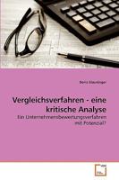 Vergleichsverfahren - eine kritische Analyse 3639232674 Book Cover