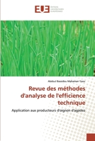 Revue des méthodes d'analyse de l'efficience technique 6138460774 Book Cover