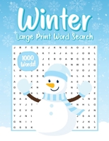 Winter Word Search for Adults: Word Find Book, Word Searches Book for Adults, Large Print Word Search 4937970445 Book Cover