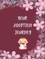 Your Adoption Journey: An Adoption Journal For Adoptive Parents to Gather & Record Precious Memories To Gift It To Your Adopted Child - Maroon Cover 1087367611 Book Cover