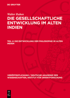 Die Entwicklung Der Philosophie Im Alten Indien 311277082X Book Cover