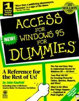 Access for Windows '95 for Dummies (For Dummies) 156884929X Book Cover